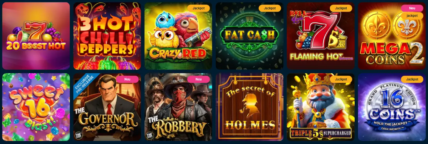 Sweetsino Casino Spiele